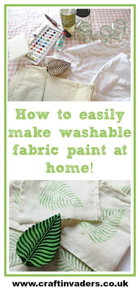 diy fabric painting recipes